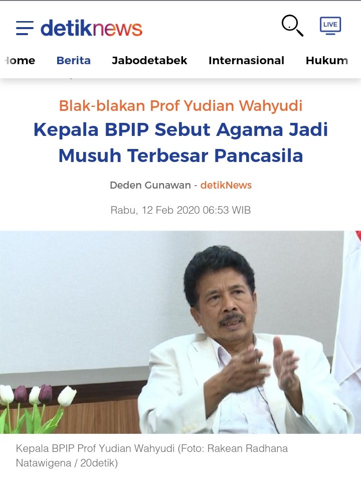 Mukidioon2's tweet image. Yang ingin ketua BPIP atau bubarkan BPIP
Like : Pecat ketua BPIP
Rt. : Bubarkan BPIP
Pertahankan : Komen