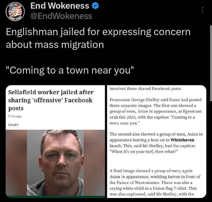 HolyCrusaderX's tweet photo. Hes not wrong, they are coming, the boats are not stoping any time soon XD
#TwoTierBritain #TwoTierPolicing #TwoTeirKeir #BritainHasFallen https://t.co/F2Geiq2ZpH