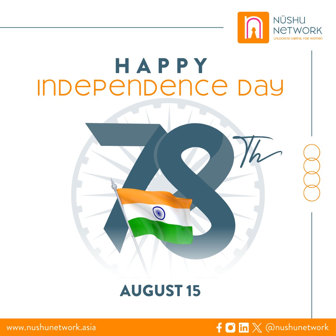 Happy Independence Day to our incredible women entrepreneurs in India! 🇮🇳

Here’s to your continued success and to the freedom to dream big and achieve even more.