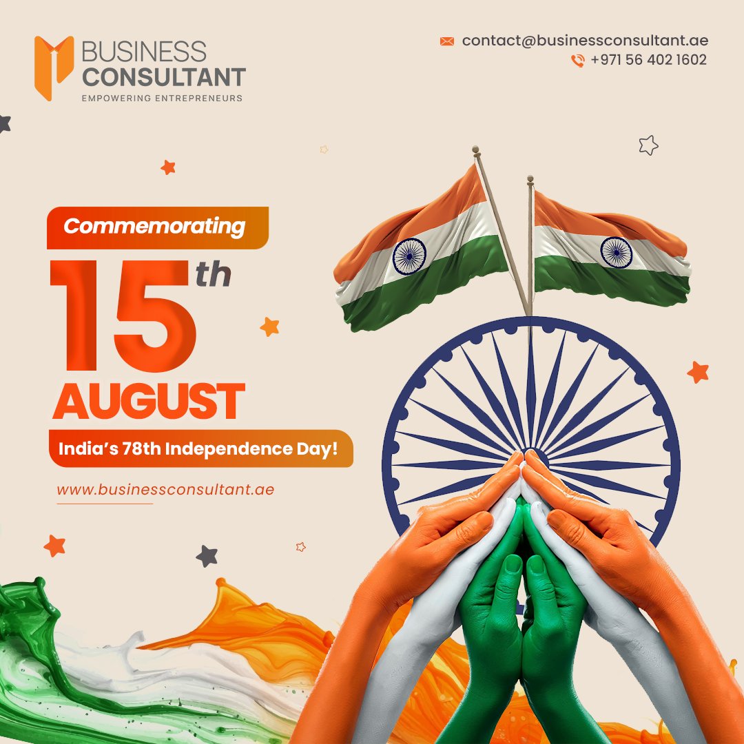 Celebrating India's 78th Independence Day! Honoring the unbreakable spirit of freedom, innovation, resilience, and unity that drive our nation’s progress. Happy Independence Day, India! 🇮🇳✨ 

#India #IndependenceDay #78thIndependenceDay #UAE #Dubai
