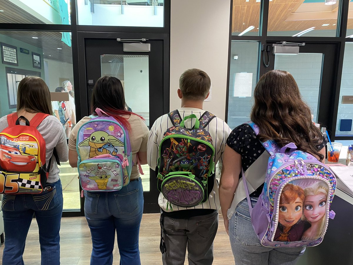 1st day of 24/25 and I could not love our students any more! I am SO here for this trend of childhoood favorite backpacks! Follow it up with me covering a class and getting to teach for a minute, and my bucket is so full. This year is full of #momentum #paradise