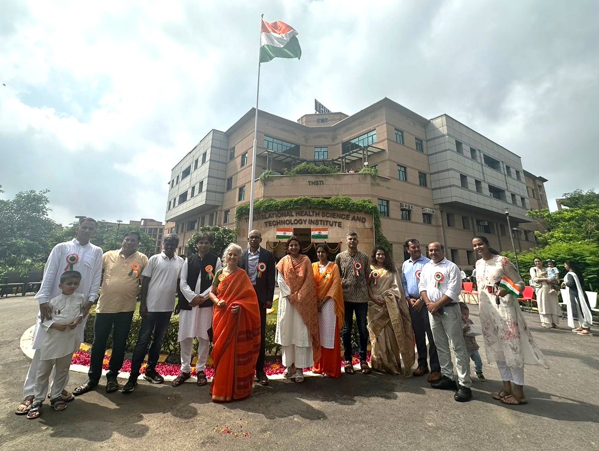 DBT-THSTI (@thstifaridabad) on Twitter photo <a href="/THSTIFaridabad/">DBT-THSTI</a> celebrated #IndependenceDay2024 with enthusiasm & patriotic fervor. Prof. G Karthikeyan, ED, THSTI inspired the scientists, students & staff to harness freedom for scientific excellence & propel THSTI to new heights.
<a href="/DBTIndia/">Department of Biotechnology</a> <a href="/rajesh_gokhale/">Rajesh Gokhale</a> <a href="/drkarthik2010/">G Karthikeyan</a> <a href="/THSTIFaridabad/">DBT-THSTI</a> celebrated #IndependenceDay2024 with enthusiasm & patriotic fervor. Prof. G Karthikeyan, ED, THSTI inspired the scientists, students & staff to harness freedom for scientific excellence & propel THSTI to new heights.
<a href="/DBTIndia/">Department of Biotechnology</a> <a href="/rajesh_gokhale/">Rajesh Gokhale</a> <a href="/drkarthik2010/">G Karthikeyan</a>