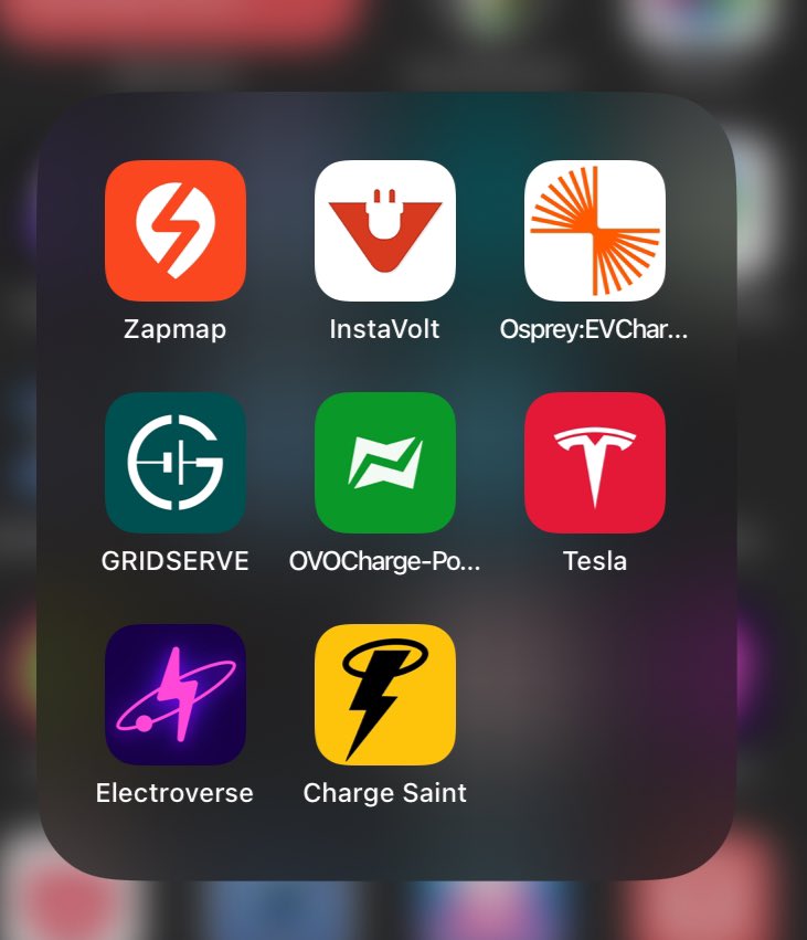 For a thing I’m doing: Show me which apps you all have on your phone that are EV related 

I’ll go first