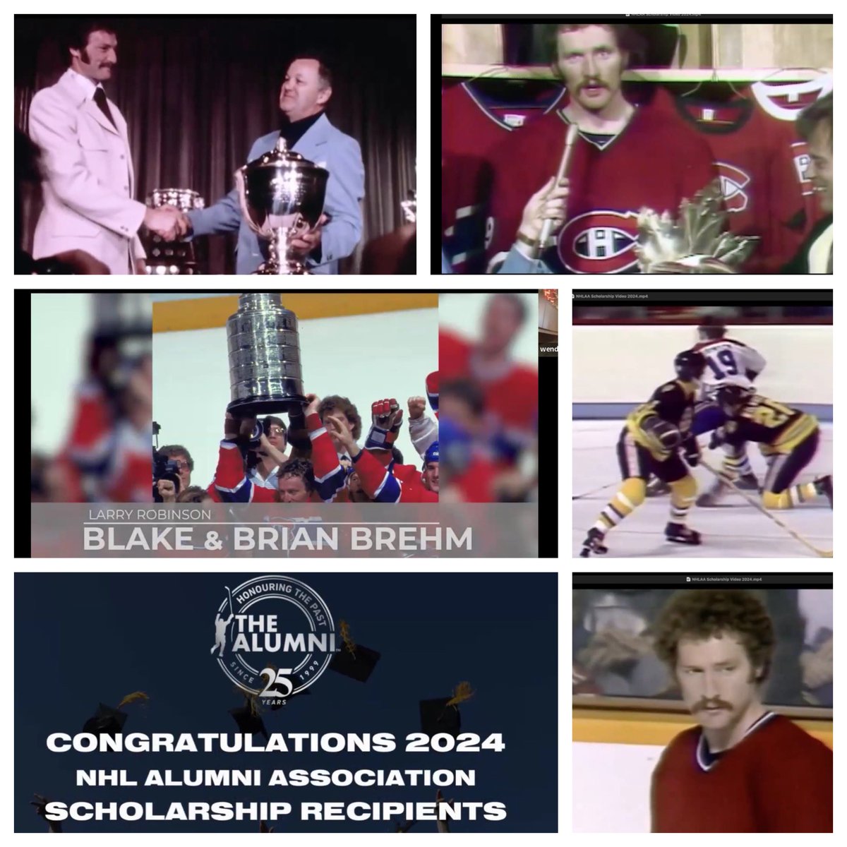 Congrats to my grandkids Brian and Blake for this amazing achievement! Thank you <a href="/NHLAlumni/">NHL Alumni</a> for creating this incredible opportunity.