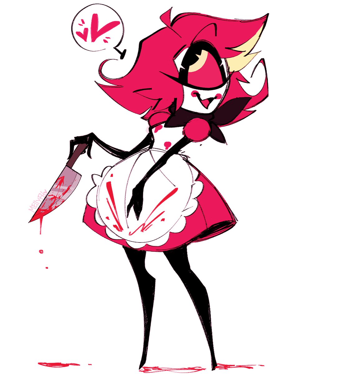 MellyFireHeart's tweet photo. 🔪❤️Niffty Doodle Dump❤️🔪
Been drawing a lot of niffty lately, she’s fun to draw and also a lil cutie..sometimes💀
Enjoy~❤️💕✨

#HazbinHotelFanart #HazbinHotelNiffty #Niffty https://t.co/hvW9PoWSZK