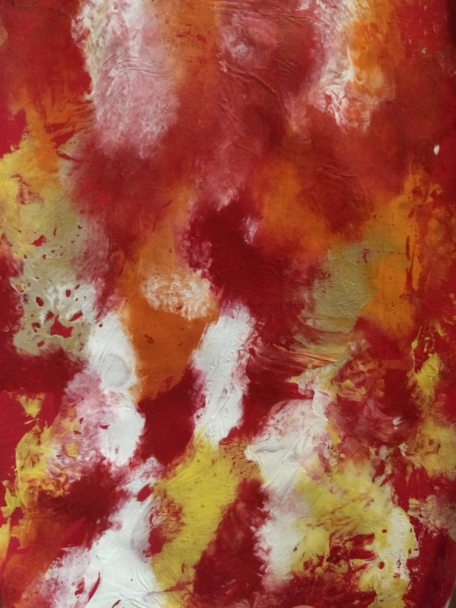 lokabrenna's tweet photo. So, tonight's painting for Loki is painted on a book page. I'm really excited about how these are turning out. And Loki is enjoying them too.
Hail Loki! I love You always!
#loki #lokean #godspouse #abstractpainting #abstractart #lokabrenna #hailloki #pagan #norsepagan https://t.co/Q1YaQk2rb9
