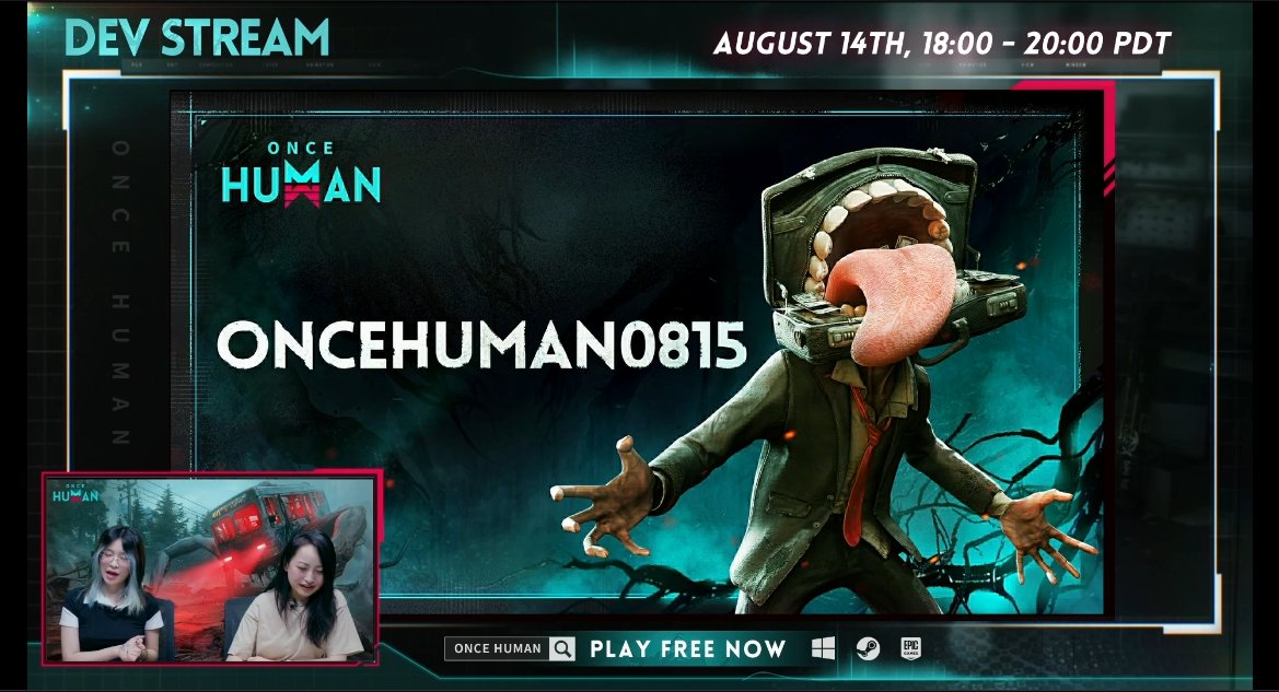shenpanda_'s tweet photo. Watching now #OnceHuman #devstream https://t.co/Pqk9WmIXni