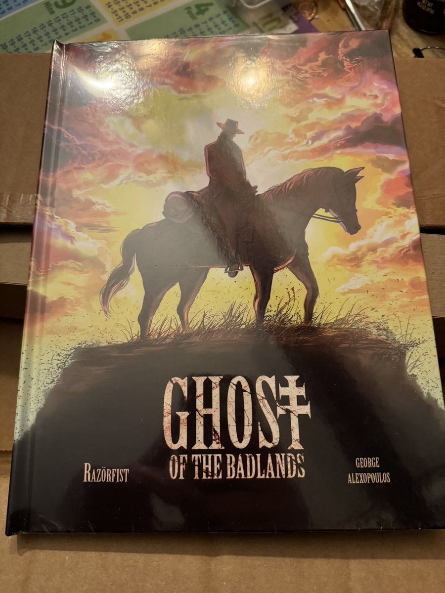 Scott_Gentry1's tweet photo. I’m so excited to finally dig into this! @razorfist #ghostofthebadlands #IronAge https://t.co/w6UJug6ssp