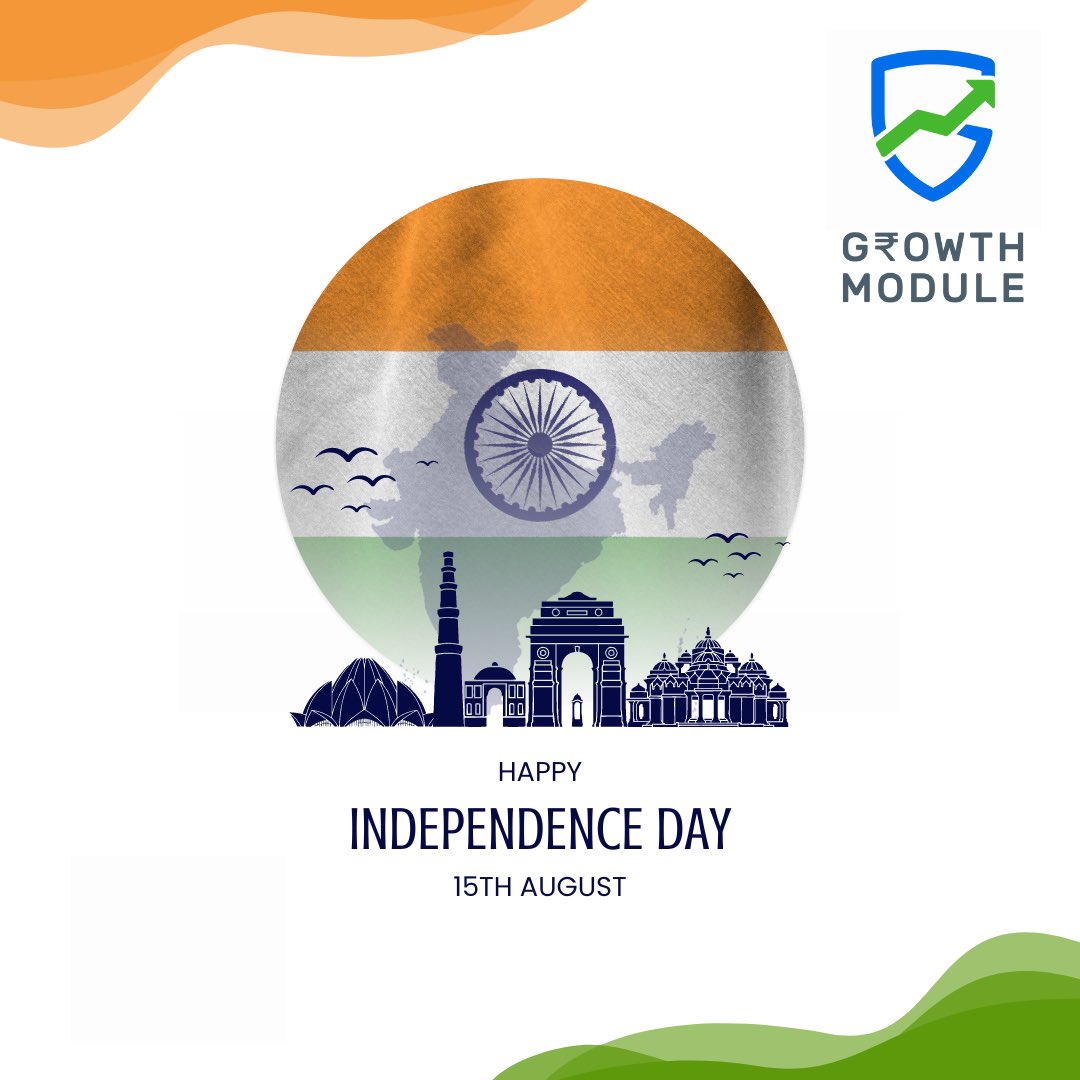 GrowthModule's tweet image. Happy 78th Independence Day! Jai hind! Jay Bharat !
