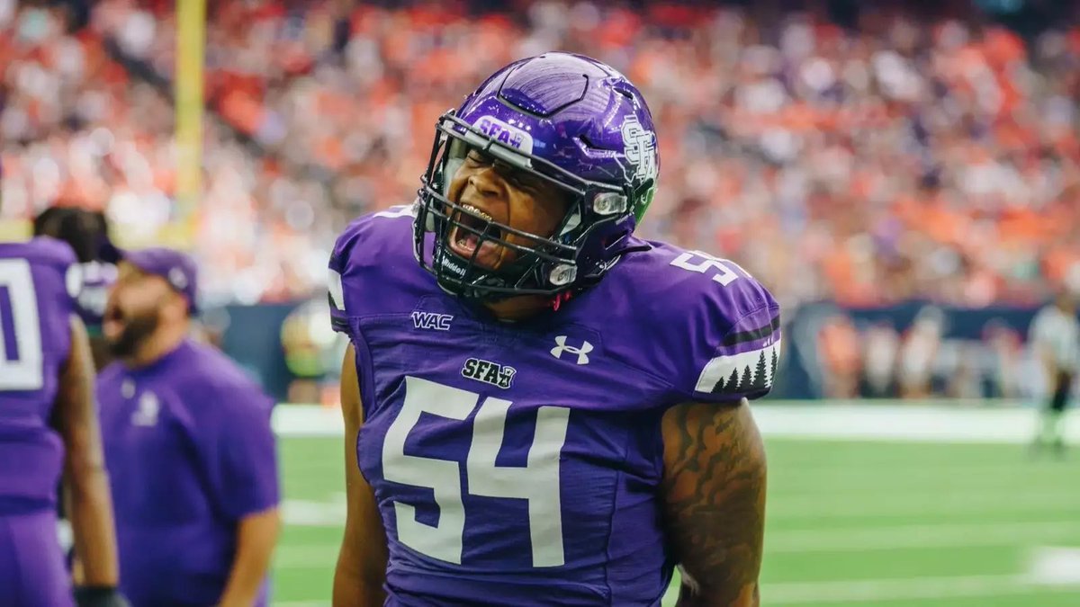 Talion “Tay” Wynn (@taliontay) on Twitter photo #AGTG after a great conversation with <a href="/CoachCarthel/">Colby Carthel</a> and I’m extremely blessed to receive my first D1 offer from <a href="/SFA_Football/">Lumberjack Football</a>
#AxeEm #ForTheFive
<a href="/CoachP_WAM/">Coach Jesse Perales 🏈</a> <a href="/NF_Recruits/">Naaman Forest Football Recruiting</a> <a href="/TTuialuuluu/">Coach T</a> <a href="/PrepRedzoneTX/">Prep Redzone Texas</a> <a href="/TXTPShow/">Top Texas Prospects Show</a> #AGTG after a great conversation with <a href="/CoachCarthel/">Colby Carthel</a> and I’m extremely blessed to receive my first D1 offer from <a href="/SFA_Football/">Lumberjack Football</a>
#AxeEm #ForTheFive
<a href="/CoachP_WAM/">Coach Jesse Perales 🏈</a> <a href="/NF_Recruits/">Naaman Forest Football Recruiting</a> <a href="/TTuialuuluu/">Coach T</a> <a href="/PrepRedzoneTX/">Prep Redzone Texas</a> <a href="/TXTPShow/">Top Texas Prospects Show</a>