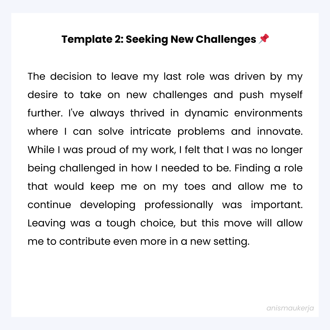 anssxh's tweet photo. "Why Did You Leave Your Last Job?" in an interview📌

Here are four ways to answer this question. Feel free to use it in your job interviews.