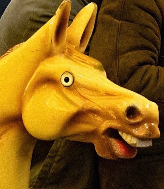 "So sing the story
about the Wooden Horse, which Epeius
built with Athena's help. Odysseus
dragged it inside and to the citadel,
filled up with men to sack the town."
-*Odyssey* Booke VIII