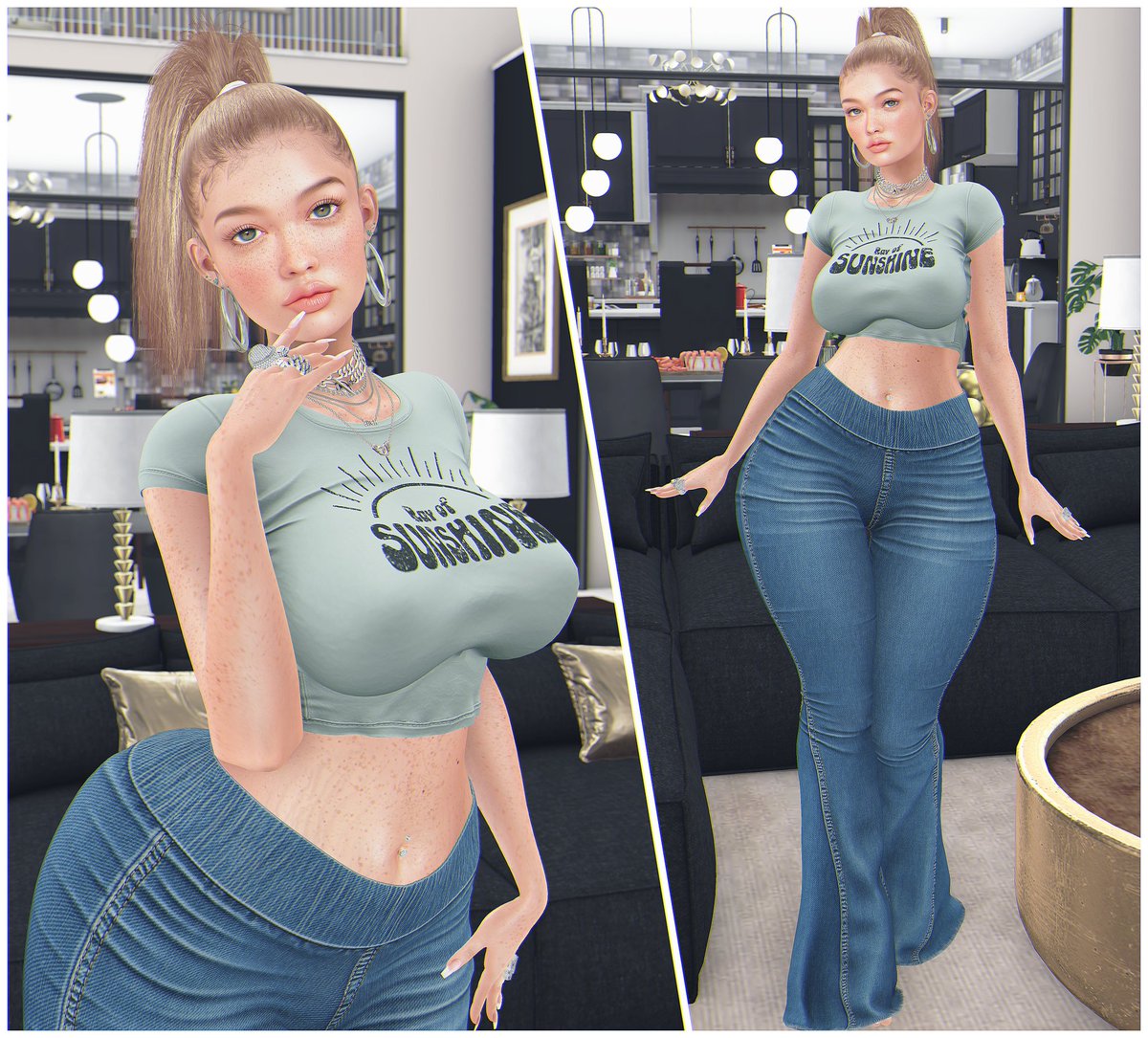 InventoryMess's tweet image. Serving some casual chic vibes with this Unorthodox &amp;amp; RIOT look. Perfect for those lazy but stylish days! 🌟 Check out the full review here: flic.kr/p/2qa6srx 
#SecondLifeFashion #SLblogger #VirtualStyle