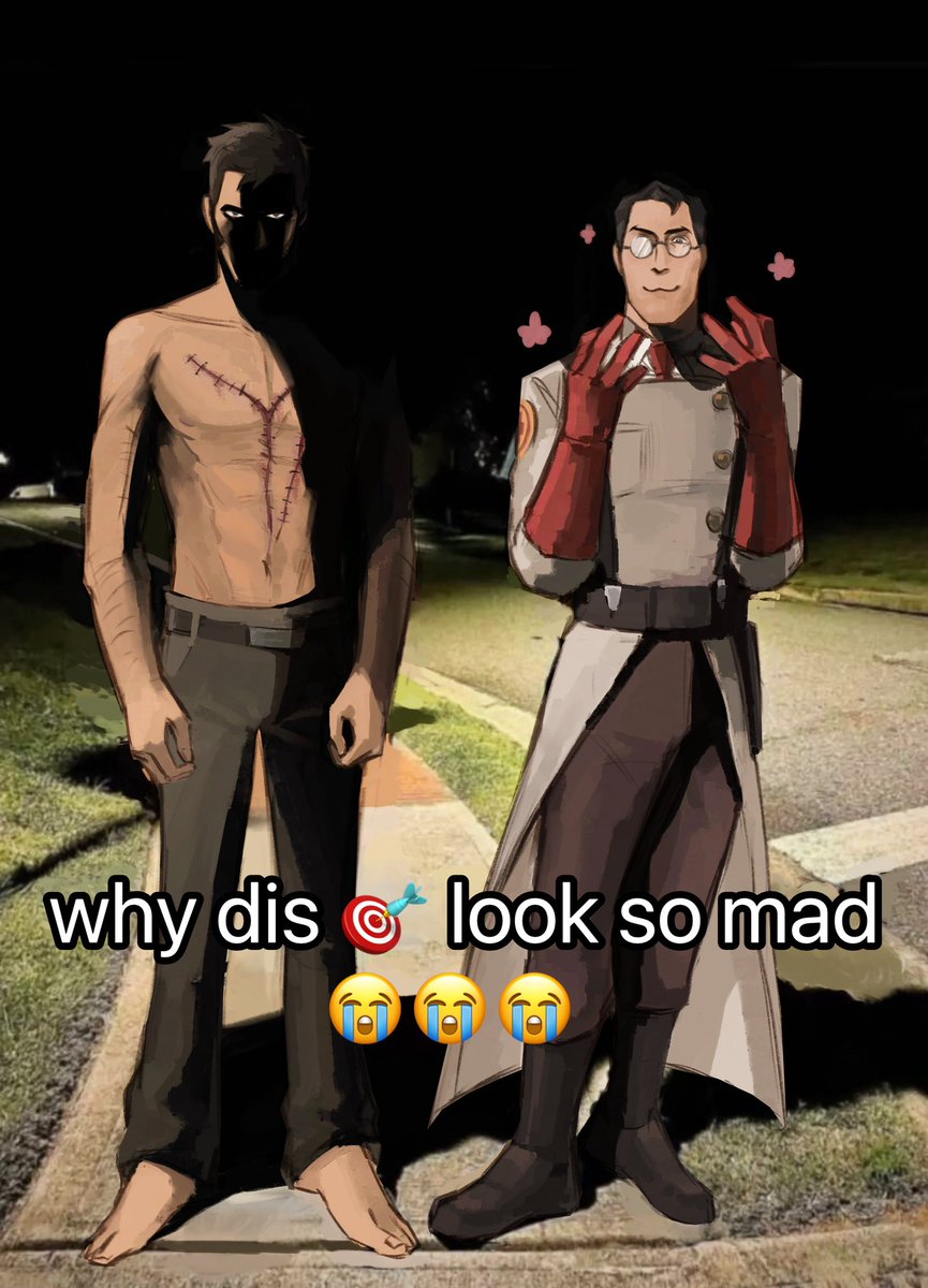 Miranda42284435's tweet photo. #TF2 #Bushmedicine 
Why dis 🎯look so mad
😭😭😭 https://t.co/vwhq3pOajU