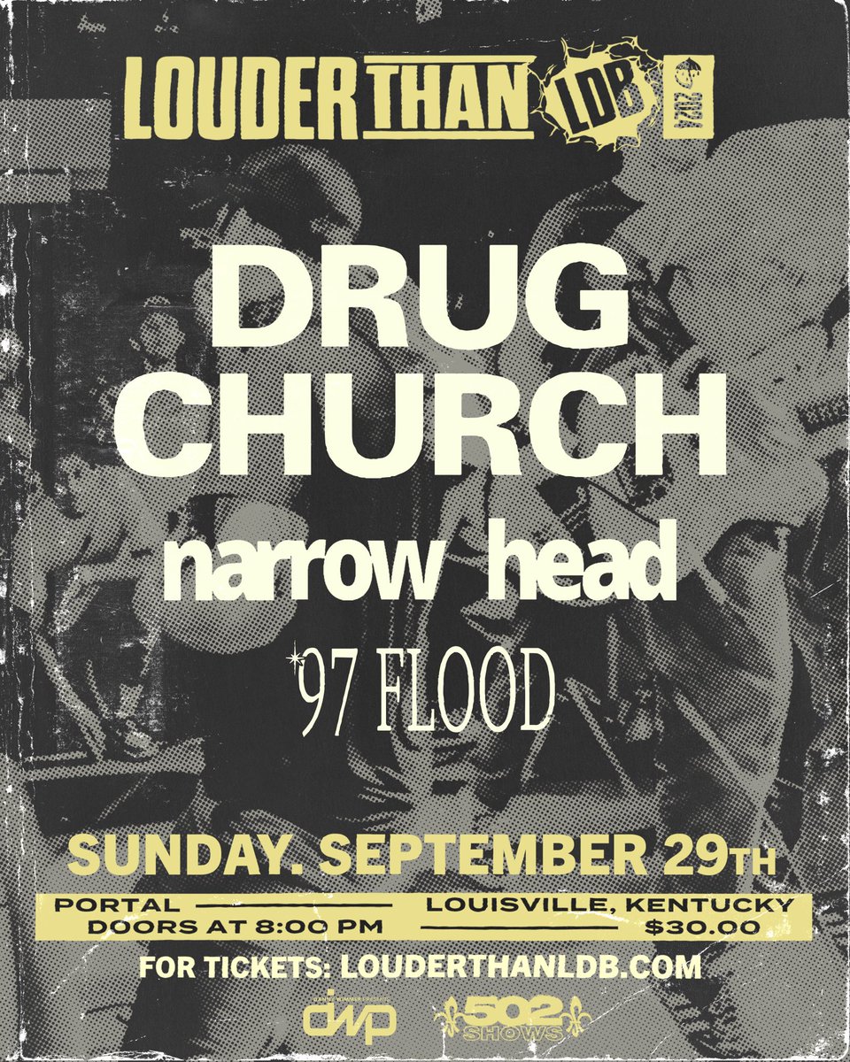 big time rock and roll gig with <a href="/DrugChurch/">Drug Church</a> Louisville what’s gooood