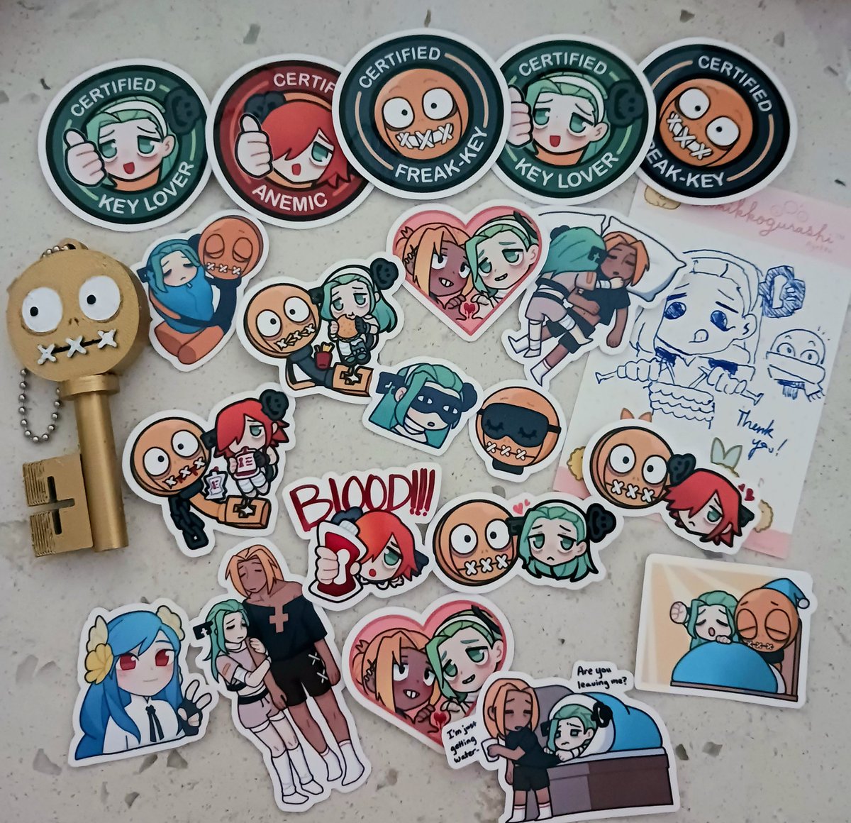 Sweetpea Plushie (@sweetpeaplushie) on Twitter photo MY ABACELSUS STICKERS AND PARACELSUS KEYCHAIN ARE HERE!!!! I LOVE THEM SO MUCH THANK YOU <a href="/Heartchuuu_/">Heart (Comms Open~)</a> 🩷🩷🩷 MY ABACELSUS STICKERS AND PARACELSUS KEYCHAIN ARE HERE!!!! I LOVE THEM SO MUCH THANK YOU <a href="/Heartchuuu_/">Heart (Comms Open~)</a> 🩷🩷🩷