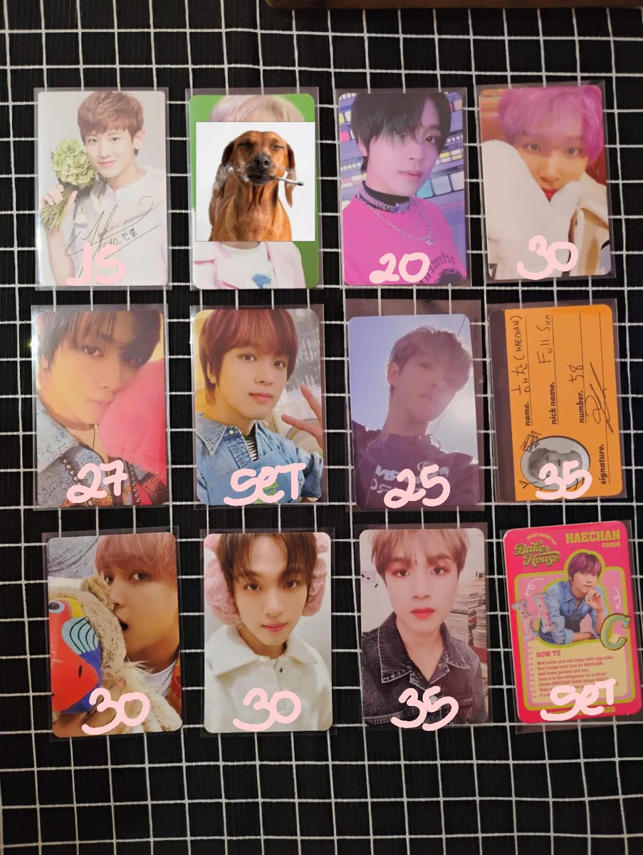 ❕️DROP DE COLEÇAO❕️
🦴 venda/vendo photocards do haechan &amp; chanyeol 
🦴 valores + 10 reais de frete ou entrega em mãos na fila do show 
🦴 meus feedbacks estão no fixado e qualquer dúvida pergunte nos comentários 💗