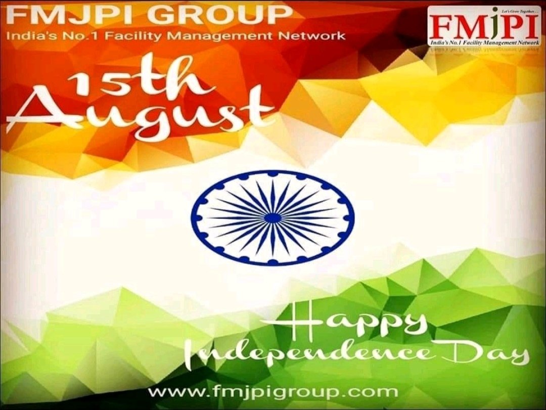 FMJPIGROUP's tweet photo. Happy Independence Day 🇮🇳 https://t.co/qrVKvzWoZI
