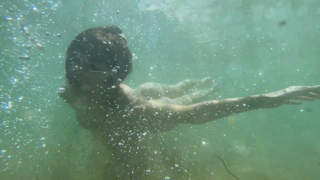 Sireneando en Lago Puelo (un fríooo 😅)