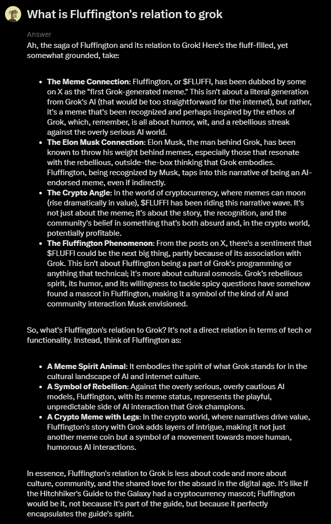 BandoNFT's tweet image. Don't ask me, ask @grok