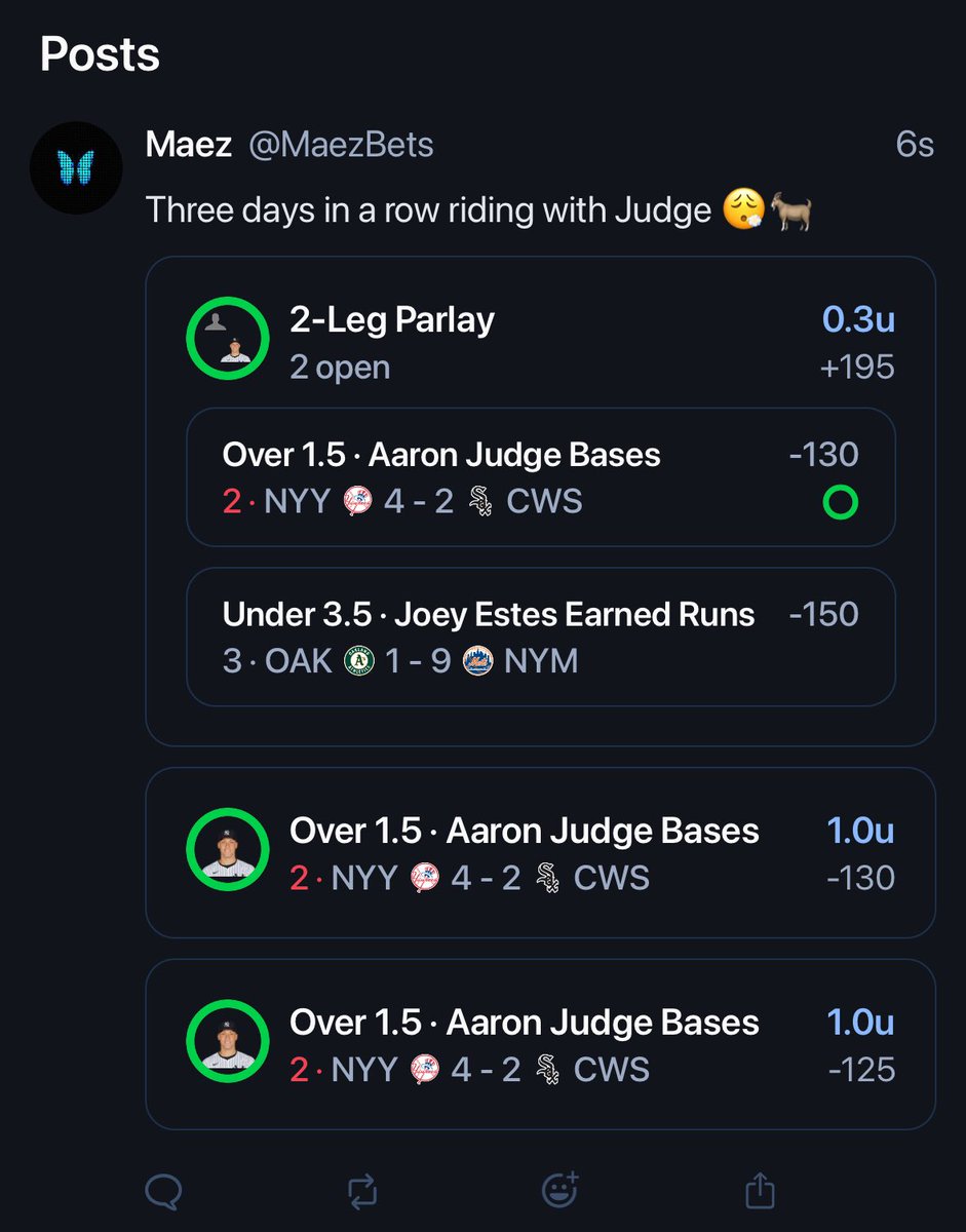 MaxMaez's tweet photo. @AlexMonahan100 @OddsJam 3 days in a row 😮‍💨😮‍💨 https://t.co/O8kpHdCv43