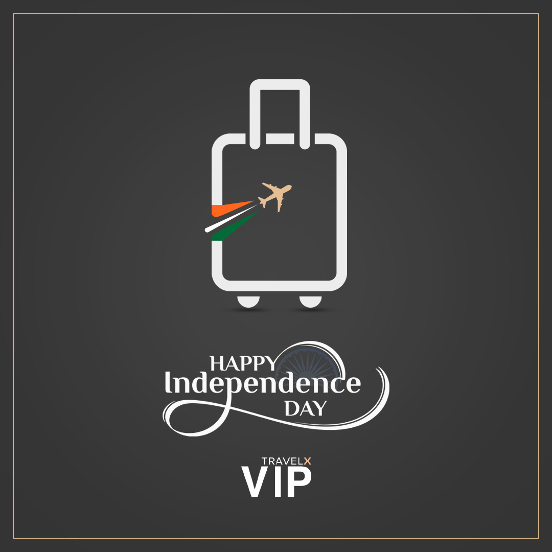 Celebrate the freedom to explore!🇮🇳 Wishing everyone a Happy Independence Day from TravelX VIP. Here’s to freedom, adventure, and new horizons.
.
.
.
#happyindependenceday #15thaugust #freedom #freedomoftravel #newhorizons #incredibleindia #exploreindia #travelindia #TravelXVIP