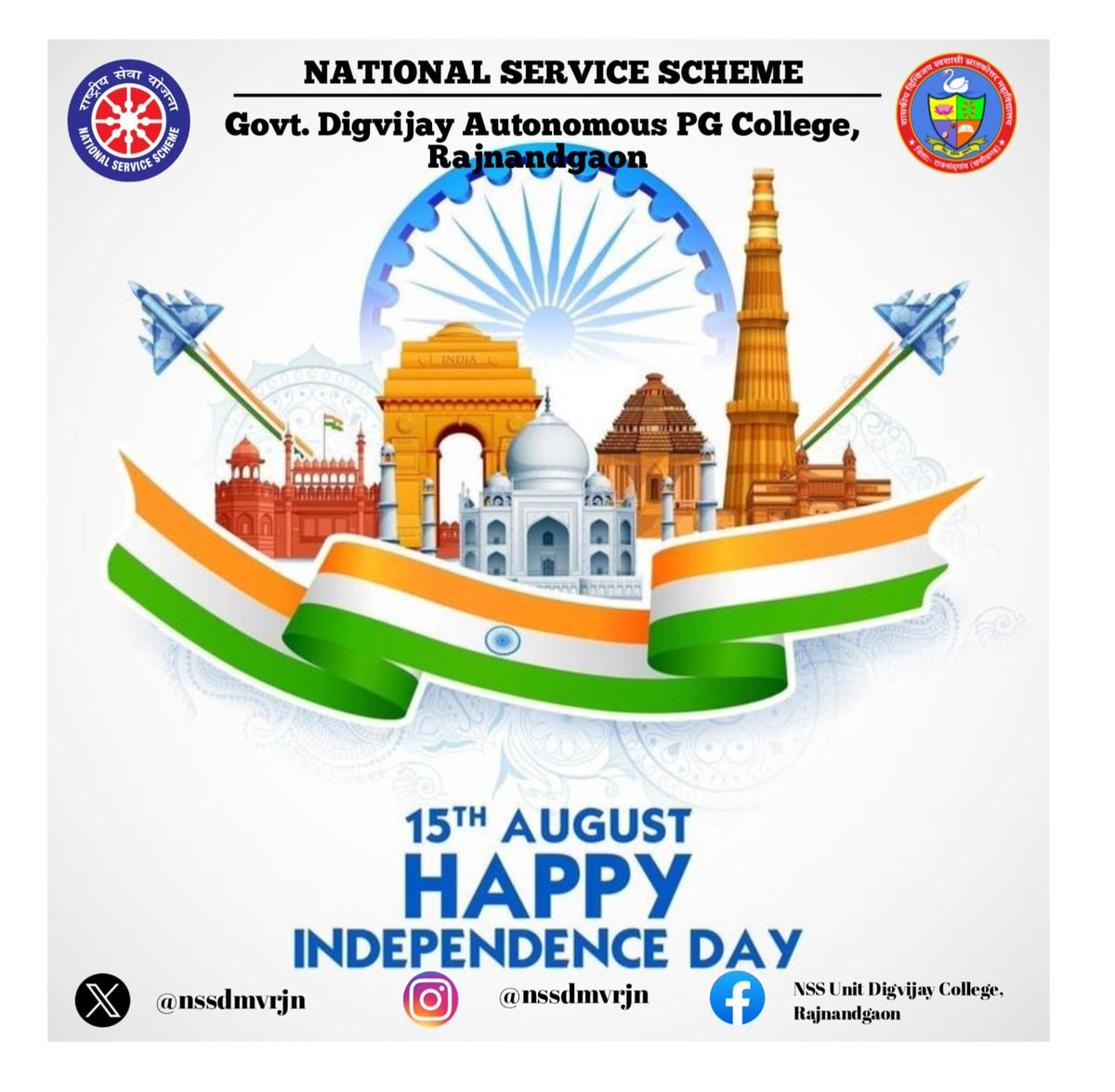 nssdmvrjn's tweet photo. स्वतंत्रता एक जिम्मेदारी है, सिर्फ अधिकार नहीं. 

आइए इस स्वतंत्रता दिवस, हम शहीदों को याद करने के साथ-साथ देश के प्रति अपने कर्तव्यों का निर्वहन करते रहने का संकल्प लें और #विकसित_भारत का सपना साकार हम सच्चे अर्थों में स्वतंत्रता प्राप्त करें।

#HappyIndependenceDay2024 https://t.co/YQNkLeMN8Z