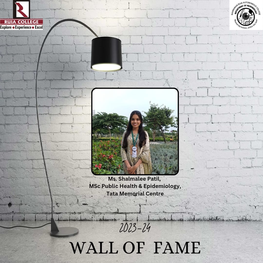 Ruia Microbiology Department tweet media