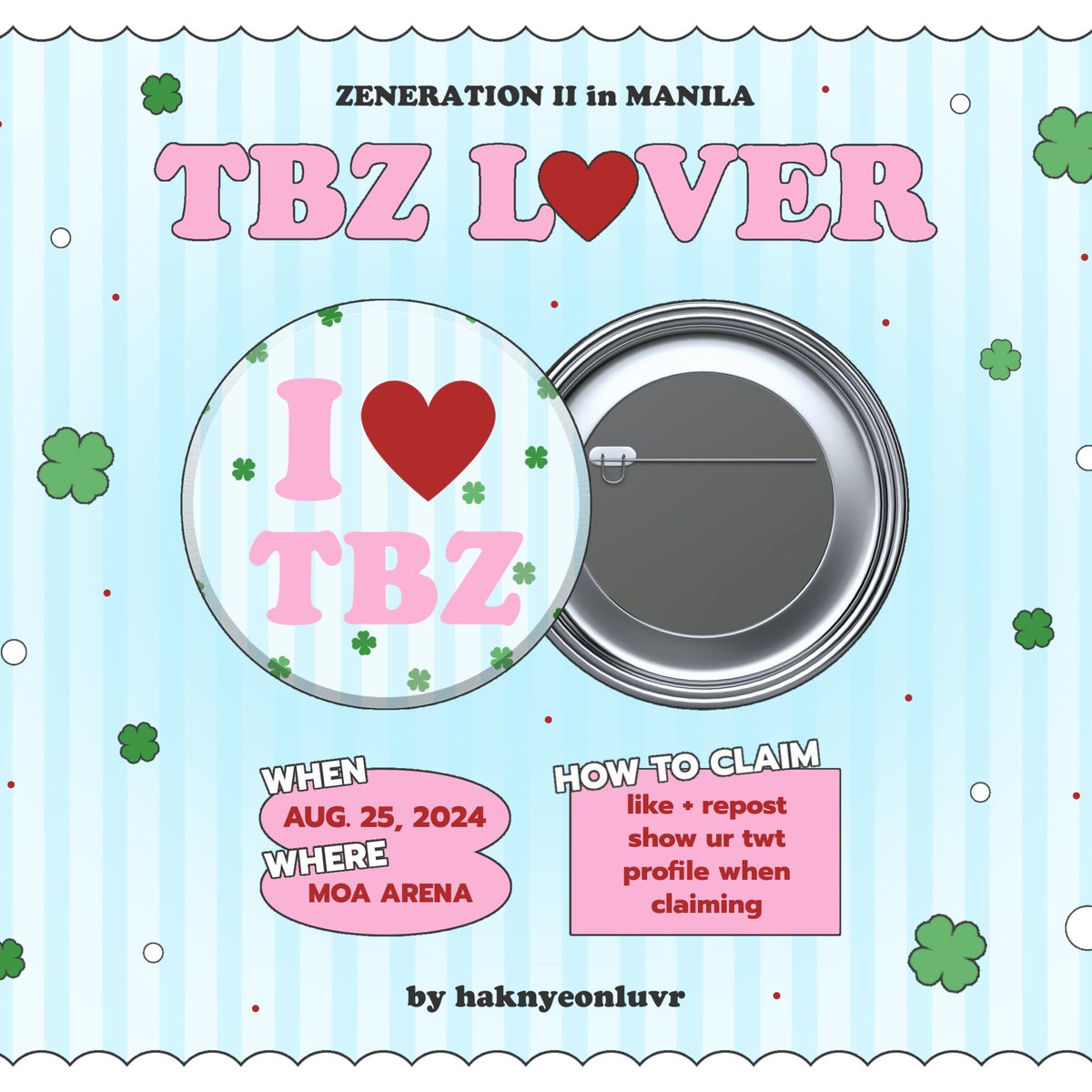 haknyeonluvr's tweet image. this one's for all of my fellow 𝐓𝐁𝐙 𝐋♡𝐕𝐄𝐑𝐒 
fan support by @haknyeonluvr for zeneration ii in mnl

♥️ like + repost 
♥️ show ur twt user when claiming
♥️ time &amp;amp; loc: tba
♥️ 1:1 only
#더보이즈 #THEBOYZ #ZENERATION2_MNL