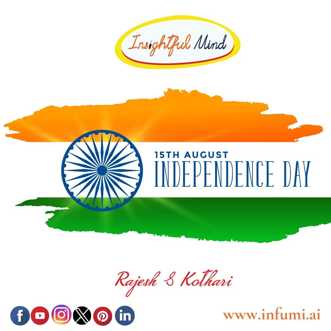 infumi_ai's tweet photo. Celebrating the spirit of freedom and the strength of unity this Independence Day! 🇮🇳 Let's honor the sacrifices of our heroes and cherish the liberty they fought for. Happy Independence Day! 🇮🇳✨ #IndependenceDay #ProudToBeIndian #UnityInDiversity #IndiaAt77 https://t.co/RBw7DybPKj