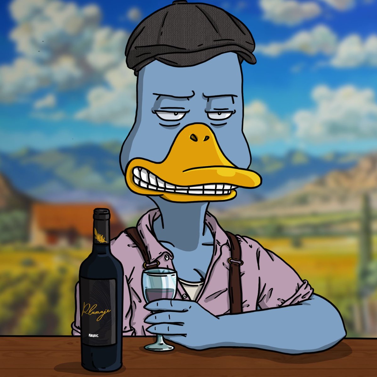 RealDuckMaster's tweet photo. It's written in the degens' bible: " @Making_Coffee_  by @ThePlagueNFT  to wake up and Plumaje Wine by @NoncoDucks  to sleep well." 🍷☕ https://t.co/Kh8mdiJLJ2