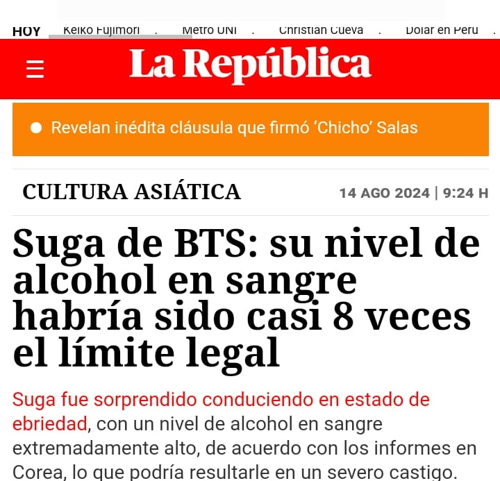 17gme12's tweet photo. Exigimos a @larepublica_pe como comunidad ARMY rechazamos totalmente la falsa información y exigimos las disculpas y rectificación del caso.
@larepublica_pe  es lamentable que ustedes como medios de comunicación hagan ese tipo de prensa y ¿Así se hacen llamar periodistas? https://t.co/lczpg5ZWhD