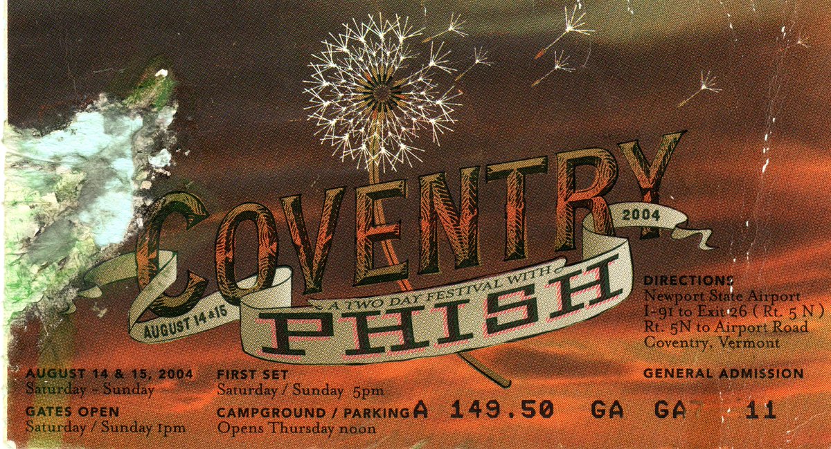 20 yrs ago, we sat in 15 hrs of traffic on the interstate trying to get into the infamous Phish shows in Coventry. We had a disco dance party on top of our RV. Probably the highlight of that sloppy messy weekend.