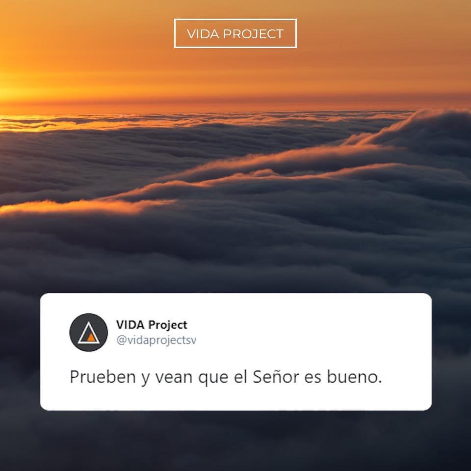 vidaprojectsv's tweet photo. Prueben y vean que el Señor es bueno ✝️🔥

[Salmos 34:8] https://t.co/fFi0O2TIzD