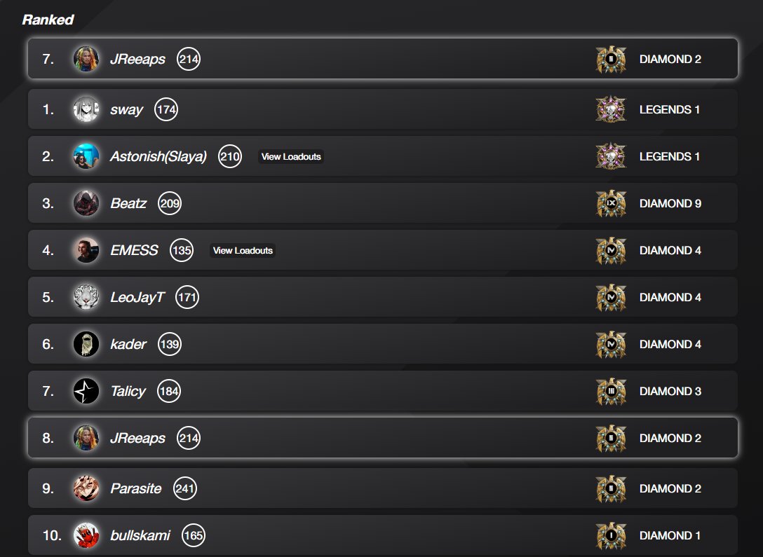 t10 ranked player on XDefiant #whilegettingnickquesniped #newpatchweup