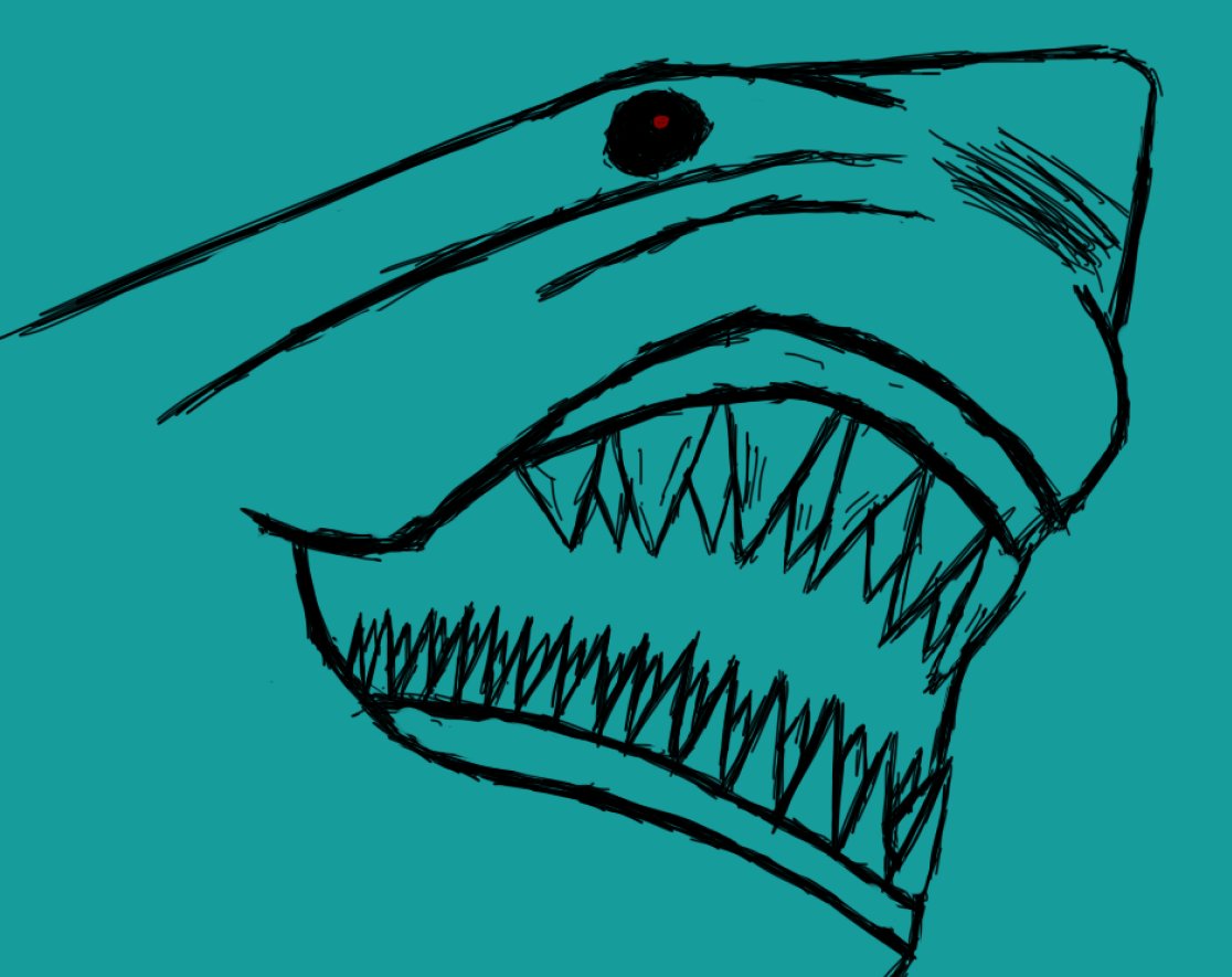 Axrotex's tweet image. A hungry (shark) evolution