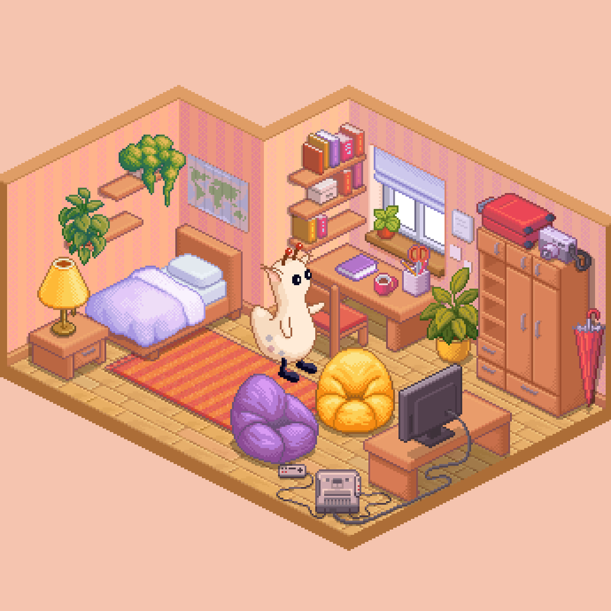 I miss this little guy so much! Unfortunately, I don't have time to continue working on the room. I even think about taking a break in September and dedicating more time to my projects.

#ThrowbackThursday