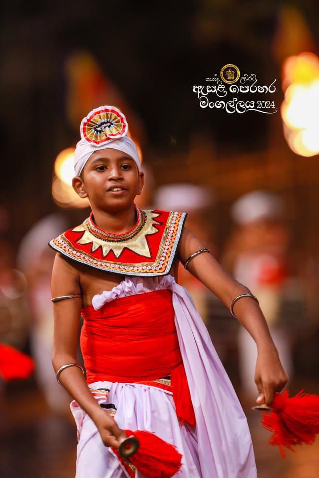 SriDalada's tweet photo. In the city of Senkadagala, where ancient traditions weave through time like golden threads, Wasana of Kataragama bore the revered Relic Casket, flanked by Kotteraja and Myanraja, leading the final Kumbal procession.

#KandyEsalaPerahera2024 #SriDaladaMaligawa #SriLanka https://t.co/NFXldIoJ50