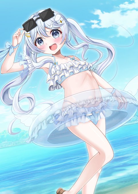 #水着イラスト 企画第三弾!
Vライバーの紗倉紗乃さん( @sakuras39_ )を描きました✏️
ビジュアルこんなに潔白な感じなのにヤニの民らしいので、ちょいワルな感じを出したくてサングラスつけました🕶️
ご参加いただきありがとうございました!

#紗乃ート 