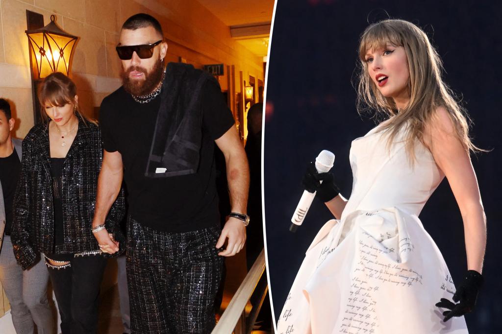 Page Six on X: "Travis Kelce won't propose to Taylor Swift without an 'ironclad  prenup' in place: report https://t.co/XceV3VYMsI https://t.co/fvfJ57Jlbg" /  X