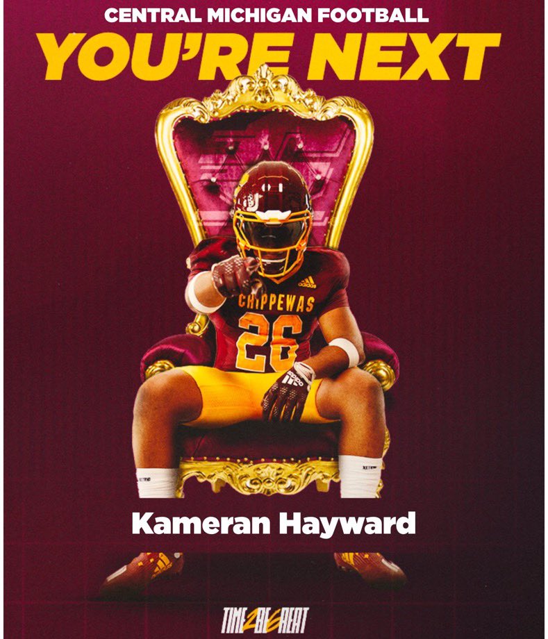 Appreciate the love from <a href="/CMU_Football/">Central Michigan Football</a> and <a href="/CoachMikeMcGee/">Michael McGee</a>!!!#fireupchips