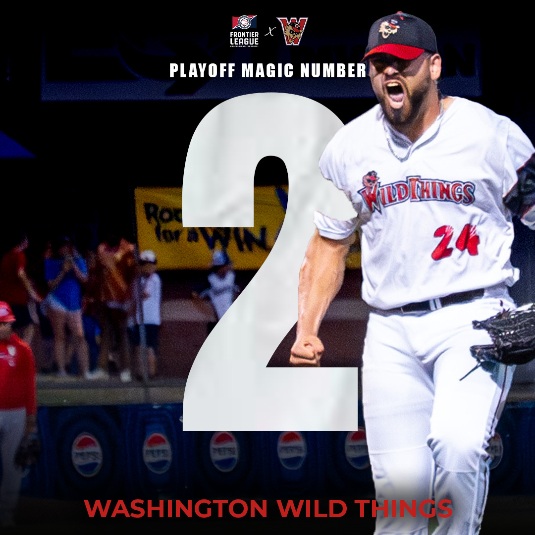 WashWildThings's tweet photo. We can clinch a playoff spot tomorrow with a win AND a Schaumburg loss. Good day for the 🪄 numbers!

#WildThings https://t.co/wgo0AAoVZl
