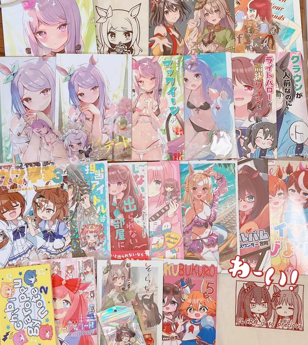 夏コミ戦利品です!購入&amp;交換させていただきました🙇‍♀️どれも読むのたのしみ…!!! 