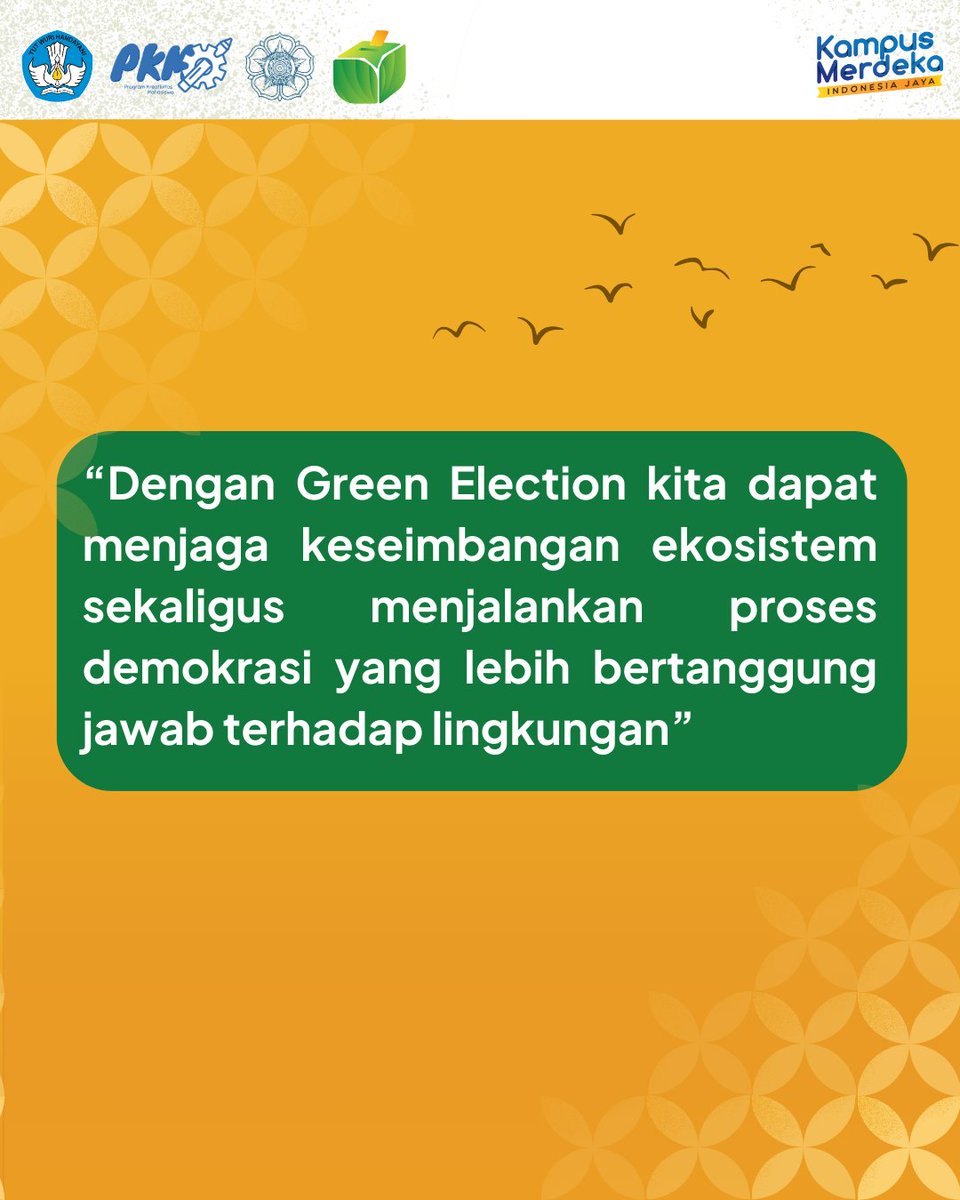 pkmgreenelect's tweet photo. Bagaimana kalian melihat dunia? Apakah kita hanya penghuninya, atau bagian tak terpisahkan dari ekosistemnya?

Pantau dan amati terus perjalanan penelitian kami demi “𝐌𝐞𝐫𝐚𝐣𝐮𝐭 𝐇𝐚𝐫𝐚𝐩𝐚𝐧 𝐮𝐧𝐭𝐮𝐤 𝐌𝐚𝐬𝐚 𝐃𝐞𝐩𝐚𝐧”

#greenelection #greenpionir https://t.co/c6sewMexPF