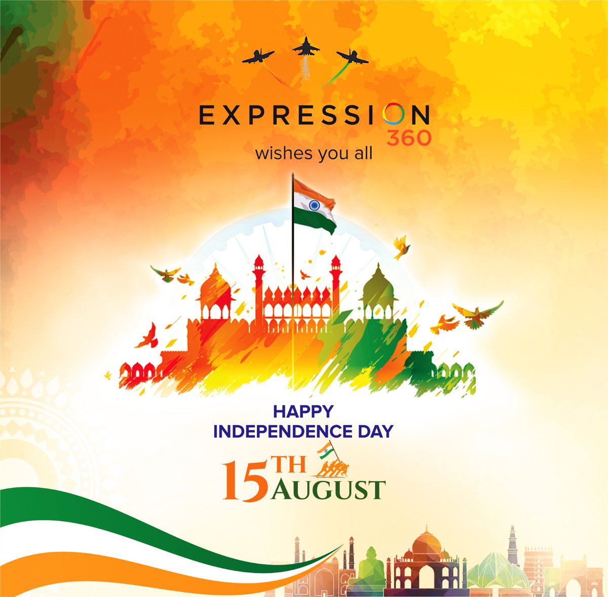 360Expression's tweet image. Celebrating freedom and progress this Independence Day!
#Happy78thIndependenceDay #HappyIndependenceDay #Expression360