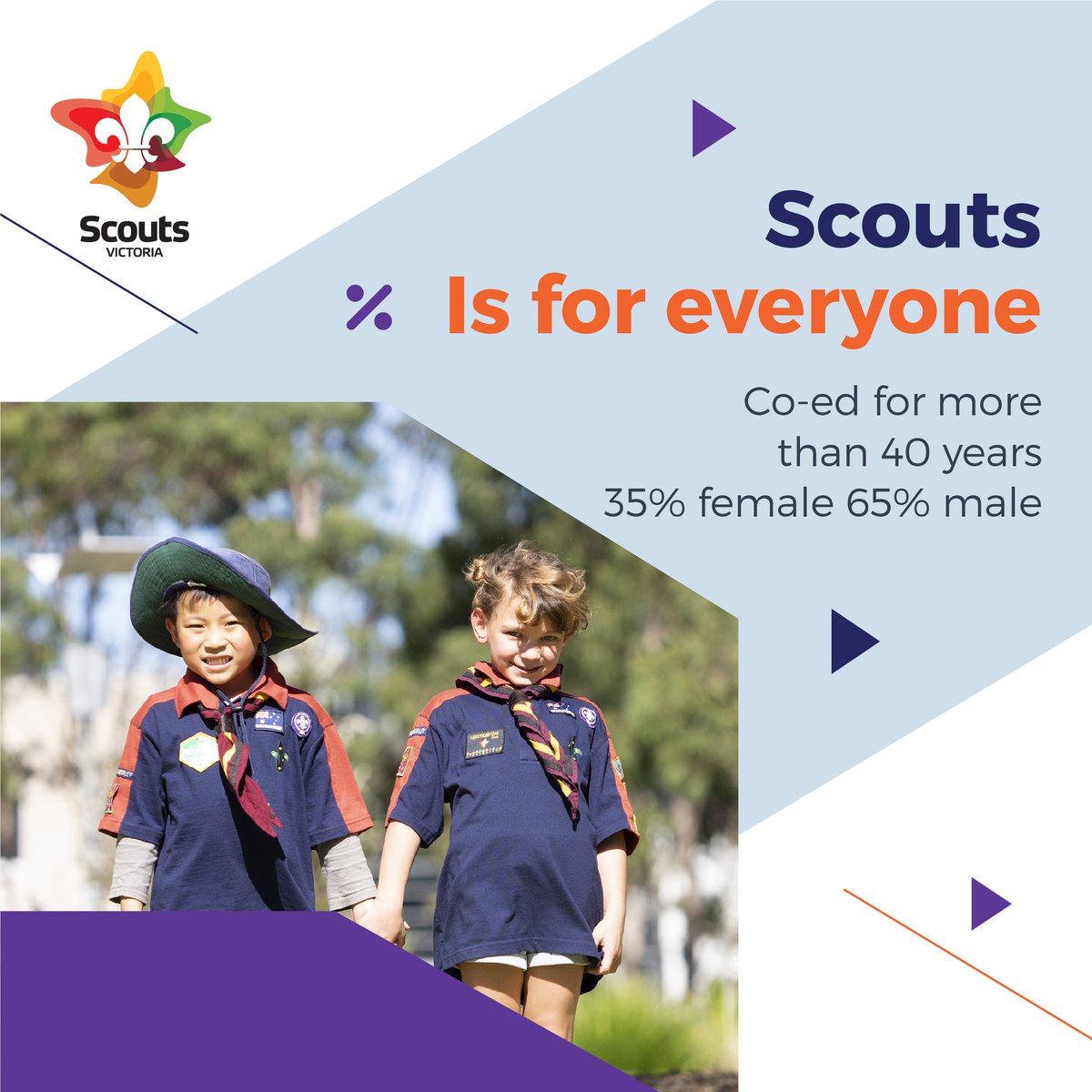 Scouts Victoria is a fully inclusive and fun organisation for all. We take pride in how our members work to maintain and support every aspect of diversity by attending community events and welcoming everyone. Learn more at bit.ly/volunteer-in-s…

#beascout #scoutsvictoria
