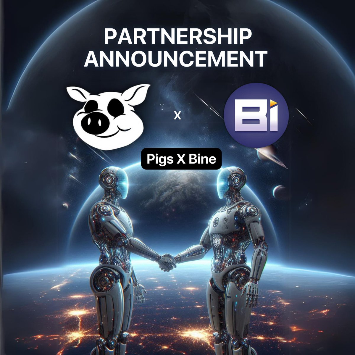 We are thrilled to announce our strategic partnership with Bine Games, a cutting-edge Web3 gaming platform.

<a href="/realpigshouse/">PIGS Community</a> x <a href="/Bine_Games/">Bine Games</a> are joining forces to revolutionize the gaming industry.

Bine Games offers a comprehensive toolkit for web3 game development and is set to