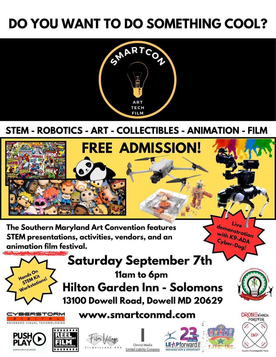 LEAPForwardLEAP's tweet image. Check out this event on September 7th. STEM is COOL.