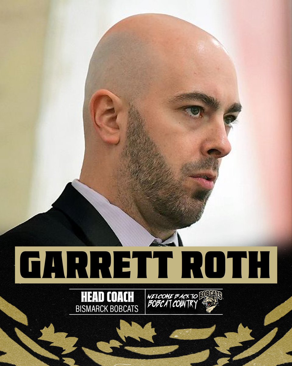 Bismarck Bobcats (@bismarckbobcats) on Twitter photo Welcome back to Bismarck Garrett Roth.  
The Bobcats are pleased to announce Garrett Roth as our new Head Coach.  
bismarckbobcats.com/bismarck-bobca… Welcome back to Bismarck Garrett Roth.  
The Bobcats are pleased to announce Garrett Roth as our new Head Coach.  
bismarckbobcats.com/bismarck-bobca…