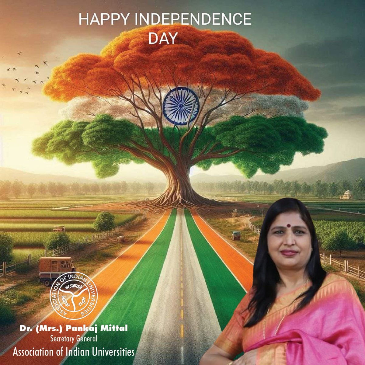 विजयी विश्व तिरंगा प्यारा ।🇮🇳
झंडा ऊंचा रहे हमारा ।। 🇮🇳

78 वें स्वतंत्रता दिवस की हार्दिक शुभकामनाएं ।🇮🇳

Happy 78th Independence 
Day to all.